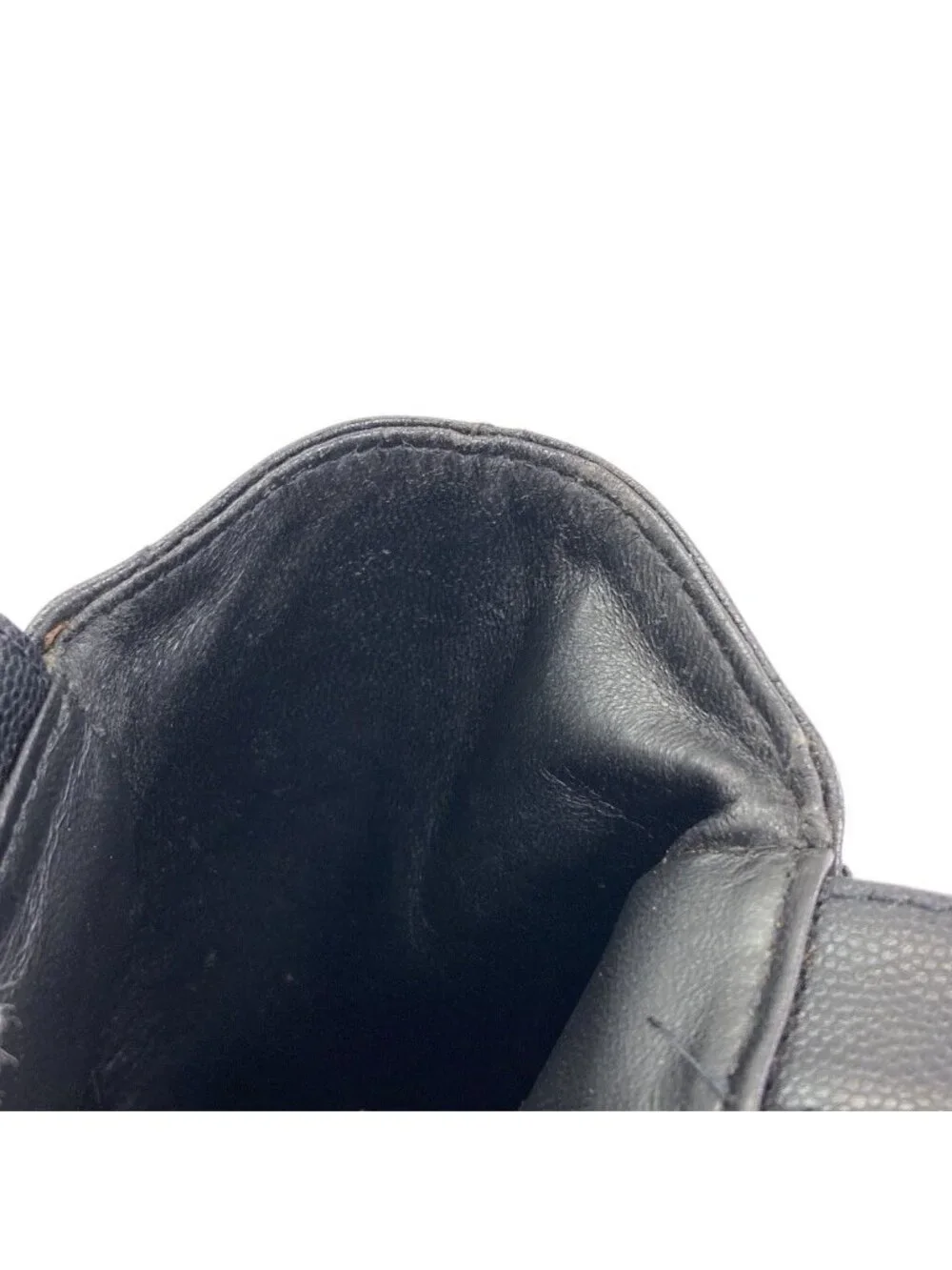 Chanel CC Logo Quilted Handbag Grained Calfskin
